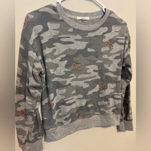 Girls Camo Print Top- Z Supply Size L